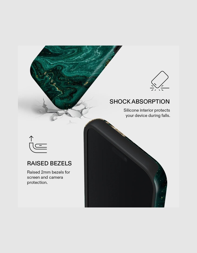 Burga - Burga iPhone 17 Pro Max Tough Magsafe Case Emerald Pool