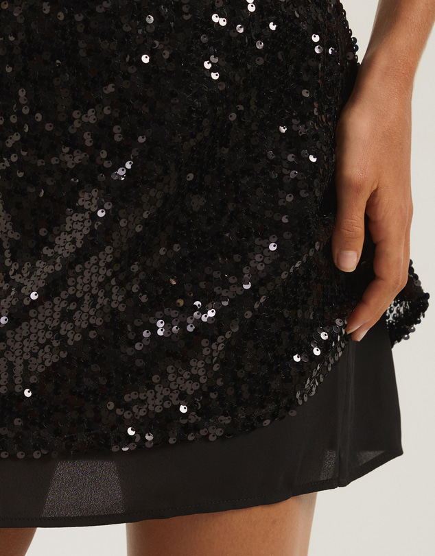Atmos&Here - Eve Sequin Mini Skirt