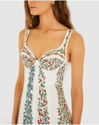 Farm Rio - Fruit Beauty Off-White Maxi Dress