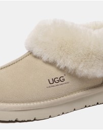 EVERAU - Australian Shepherd Ugg Homey Special Cow Suede Upper House Shoes