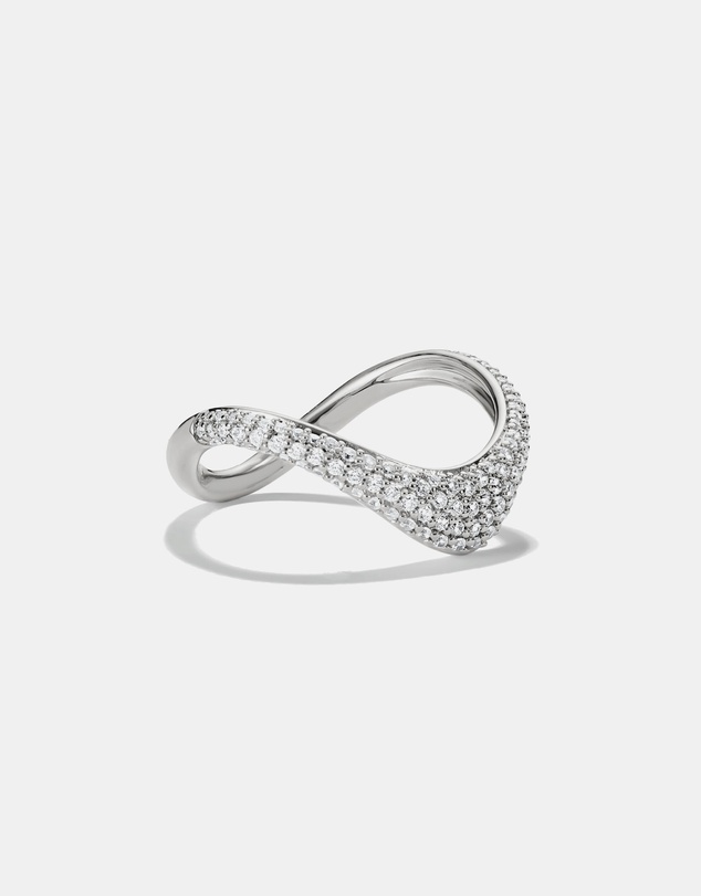 THOMAS SABO - THOMAS SABO Ring with zirconia in wave shape