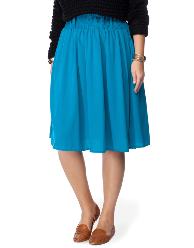 Hope & Harvest - Wide-Belted Skirt