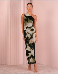 Azzurielle - Olwin One Shoulder Maxi Dress