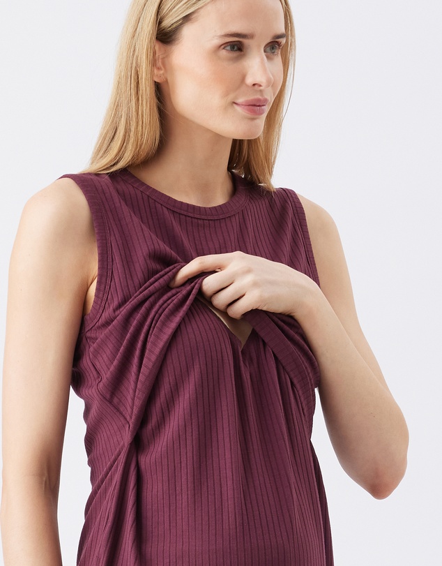 Ripe Maternity - Peter Rib Nursing Tank