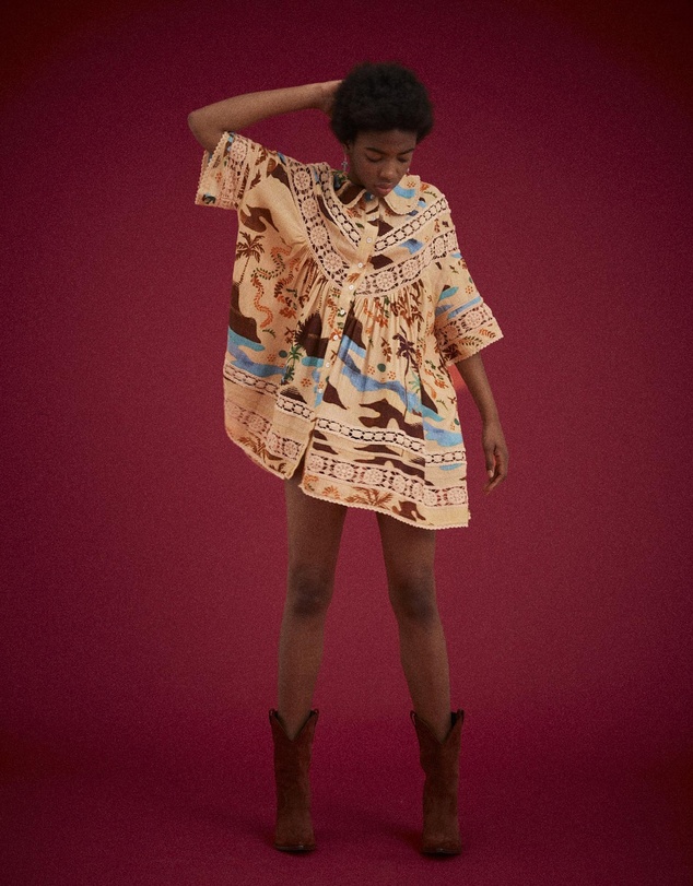 KINGA CSILLA - Island Nola Button Down Dress