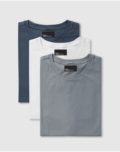 Wayver - The Essential Crew Tee 3-Pack