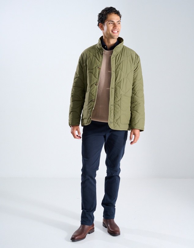 3 Wise Men - 3 Wise Men Quilted Jacket Forest