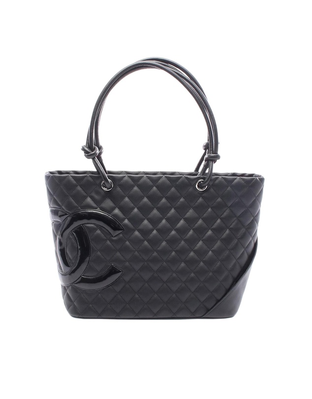 Pre-Loved by Azura Reborn - Pre-Loved Large Lambskin Cambon Ligne Tote