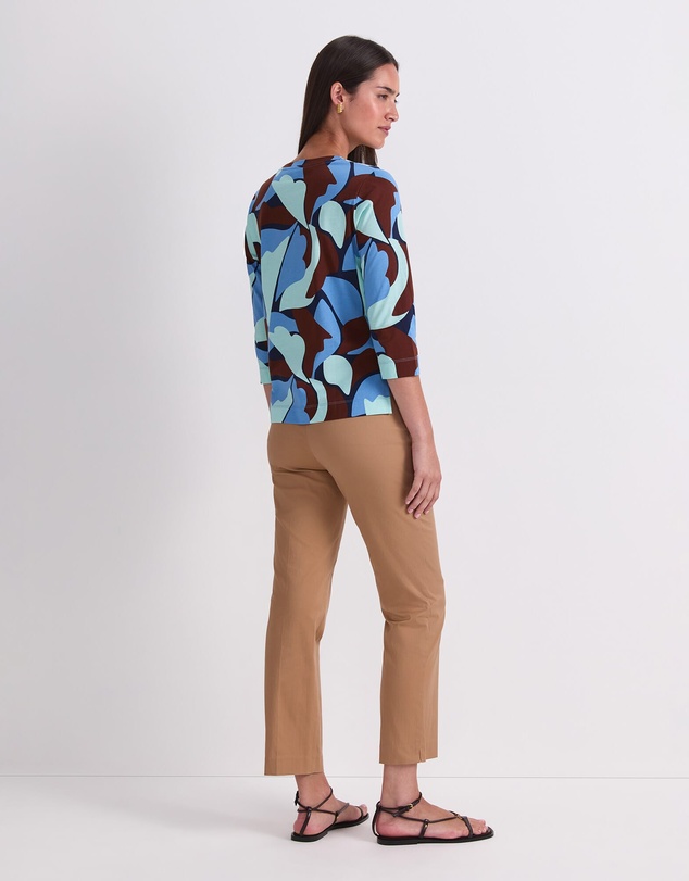 Sportscraft - Wave Print Half Sleeve Mercerised Tee