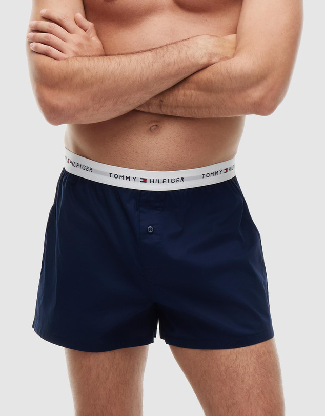 Tommy Hilfiger - 2-Pack Signature Logo Woven Boxer Shorts