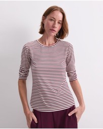 Sportscraft - Stripe Lurex Long Sleeve Magic Tee