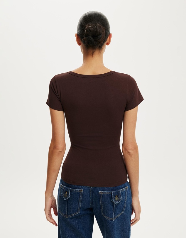 Cotton On - Everyday Smooth Scoop Neck Tee