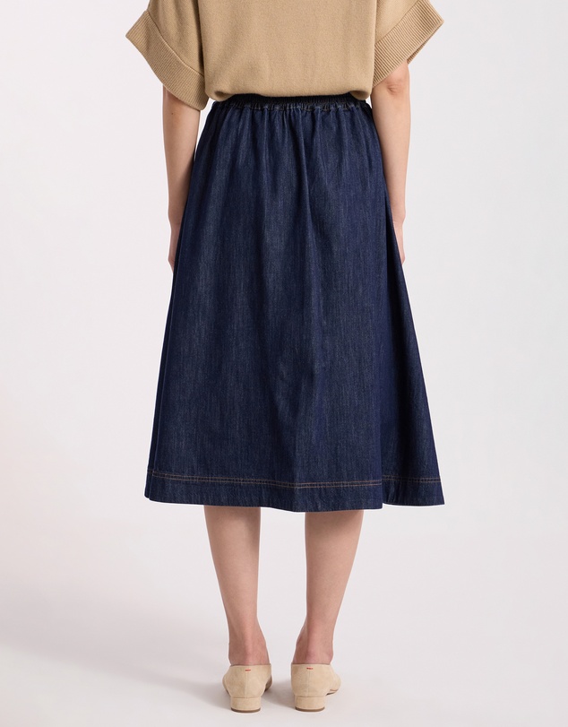David Lawrence - Mateo Denim Midi Skirt