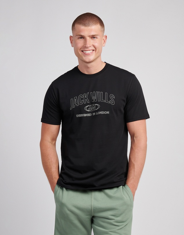 Jack Wills - Dystopia Stitch Graphic T-Shirt
