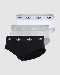 adidas Originals - 3 Pack Comfort Flex Cotton Brief Underwear