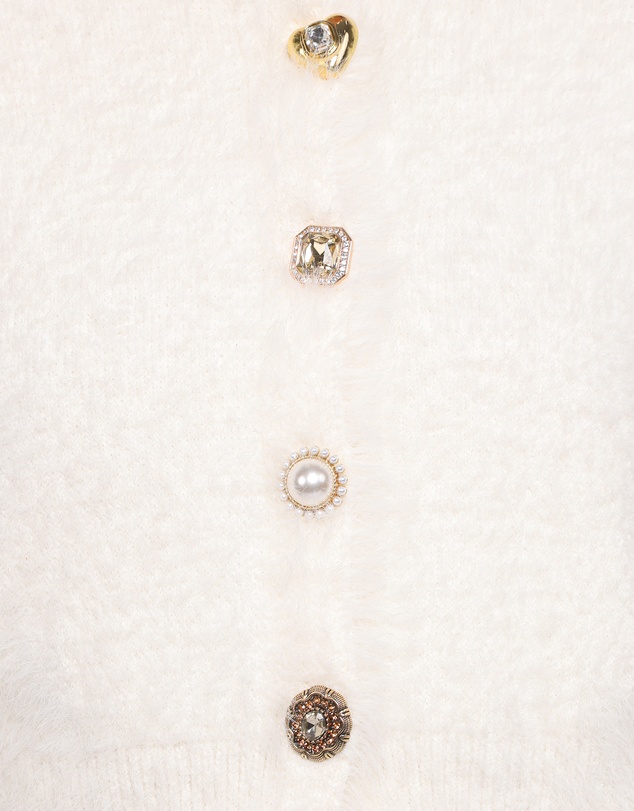 Petal & Pup - Jintie Vintage Button Cardigan - Cream