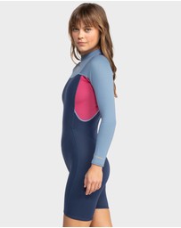 Roxy - Girls 2-14 2/2mm Prologue Back Zip Long Sleeves Springsuit