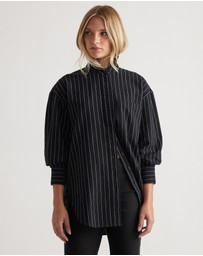 Decjuba - Heather Oxford Oversized Shirt