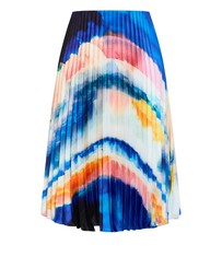 City Chic - Celina Facet Print Pleat Skirt