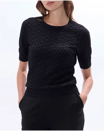 Marcs - Shimmer Flames Knit Top