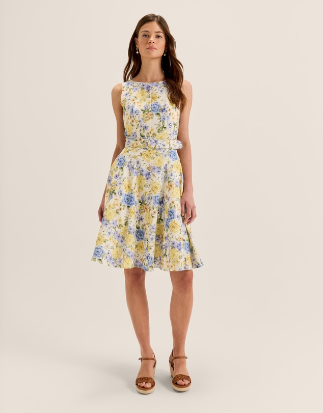 Review - Elba Floral Panelled Dress