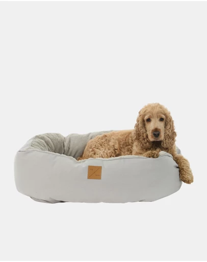 Mog & Bone - 4 Seasons Reversible Circular Dog Bed - Grey