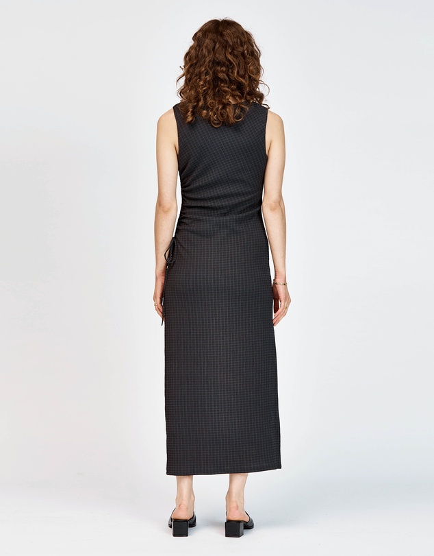 bul - Ebb Dress Black Navy Check