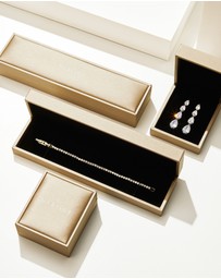 Mestige - Provence Pear Drop Earrings - Silver Plated