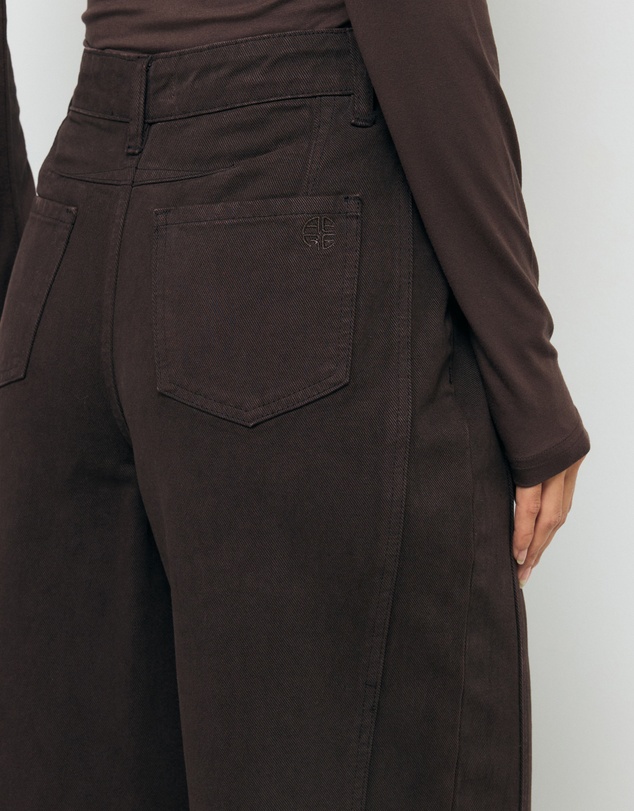 AERE - Mid Rise Straight Leg Jeans