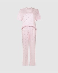 Hunkemoller - Cotton Short Sleeve Pyjama Set