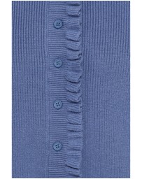 Petal & Pup - Fiori Frill Cardigan - Denim Blue