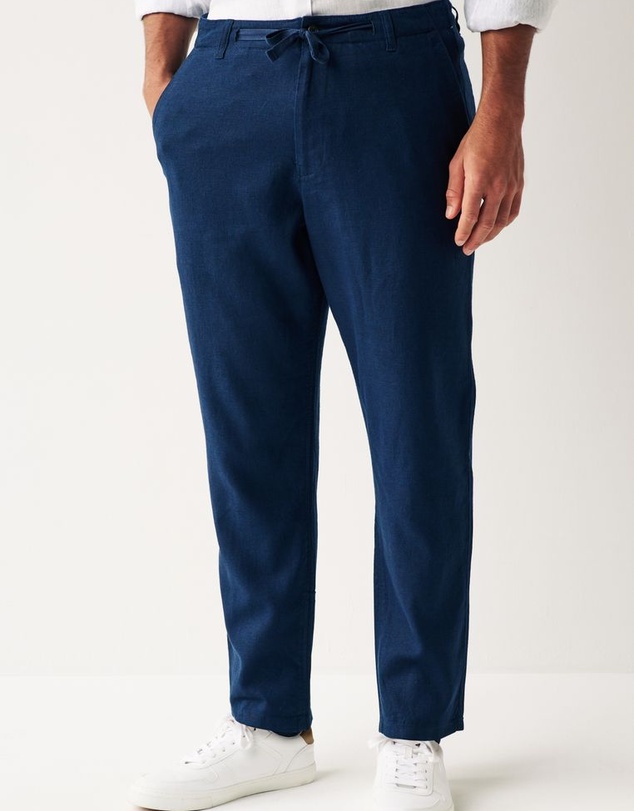 NEXT - Linen Blend Drawstring Trousers