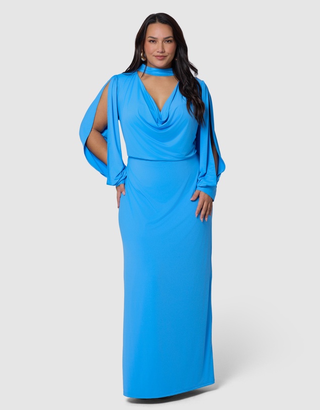 Pink Dusk by Curve Project - Hot Spell Maxi Dress