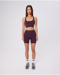 Upstate - Contour+ 5inch Pocket Bike Short - Merlot