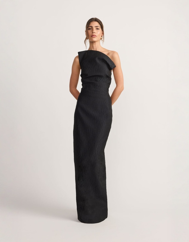 TOJHA - Tacoma Dress - Textured Black