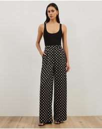 Atmos&Here - Fiona Polka Dot Tailored Trousers