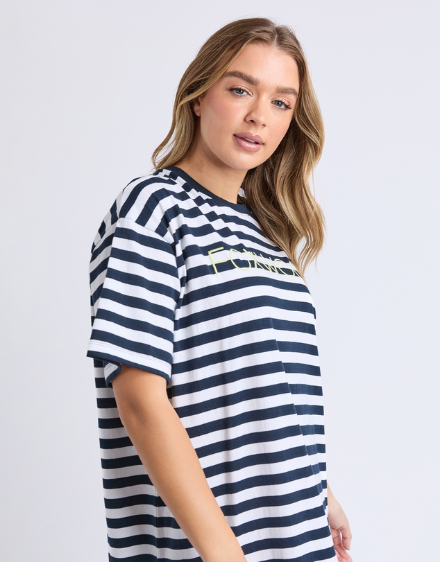 Foxwood - Simplified Stripe Tee Dress