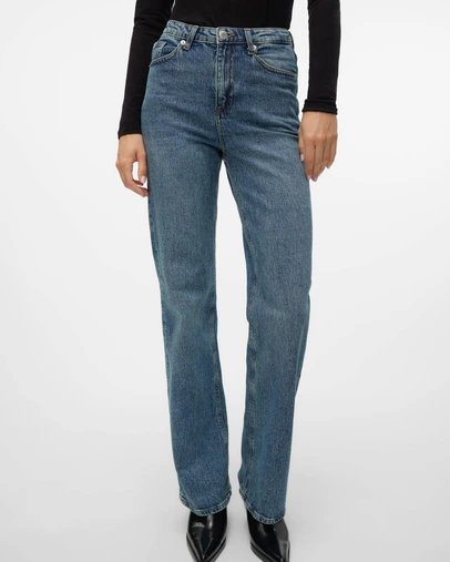 Vero Moda - Tessa High Waisted Straight Jeans