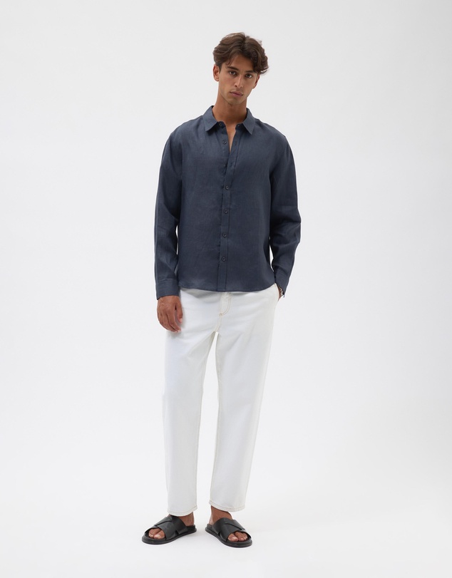 AERE - Euro Resort Linen LS Shirt