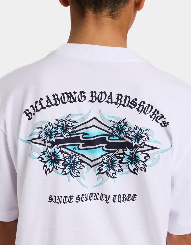 Billabong - Boys 8 to 16 Arch Biscus T-Shirt