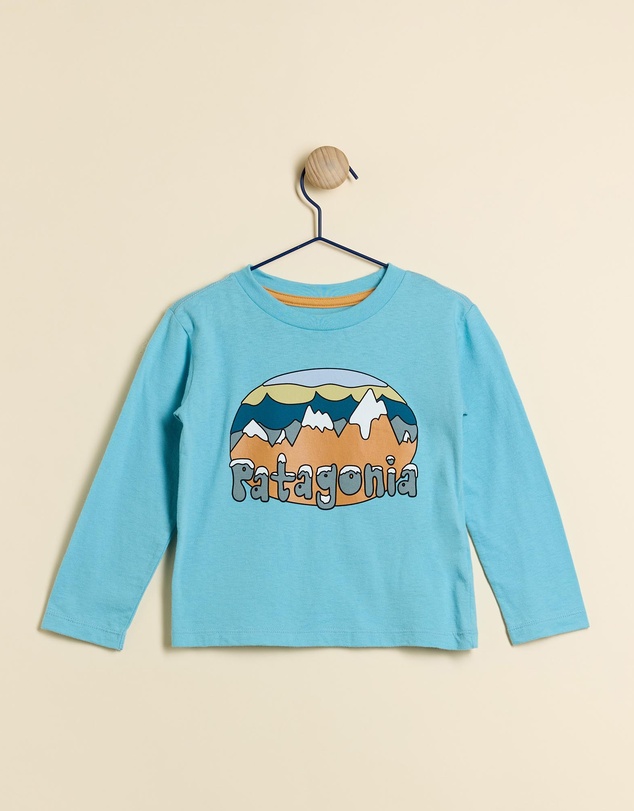 Patagonia - Long-Sleeved Fitz Roy Flurries T-Shirt - Babies