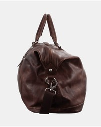 Pierre Cardin - Pierre Cardin Rustic Leather Business/Overnight Bag