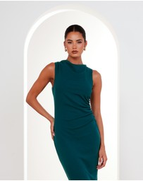 Pilgrim - Windsor High Neck Midi Dress