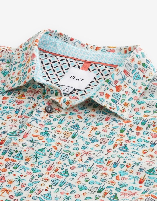 NEXT - Print Polo Shirt