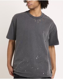 Black Noise White Rain - Trashed T-Shirt