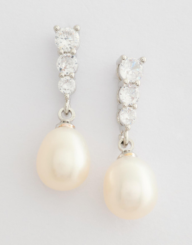 Moira Hughes - The White Label - Amanda Pearl Drop Earrings