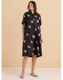 Betty Basics - Savannah Swing Shirt Dress