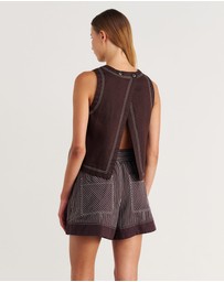 Jag - Ann Linen Open Back Top