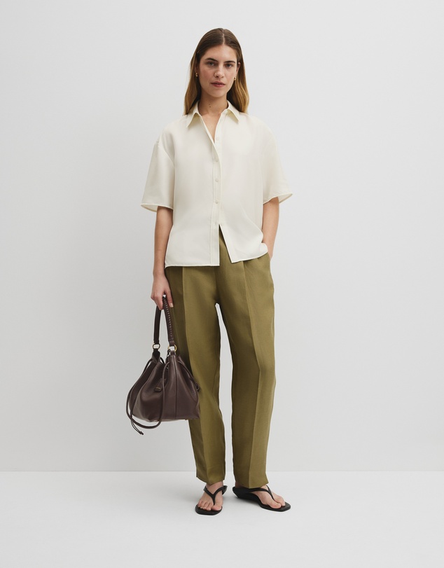 Country Road - Short Sleeve Silk Shirt