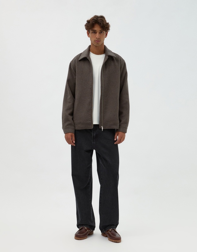 AERE - Wool Double Zip Jacket